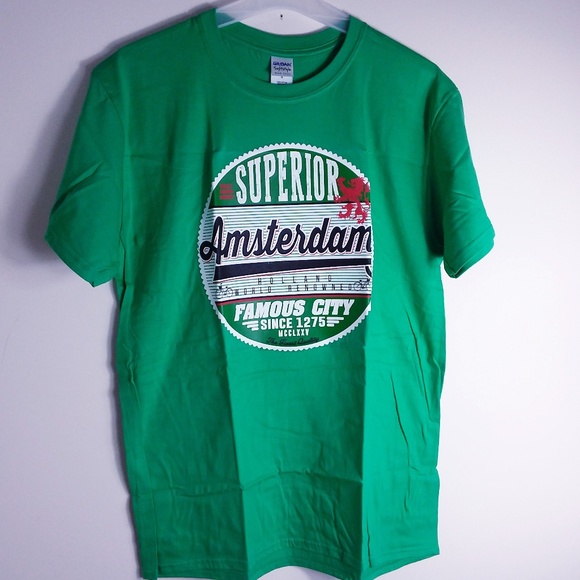 Other - 💚5/$25💚 Green Amsterdam T-Shirt LARGE